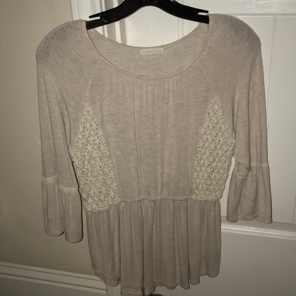 Copper key dress shirt